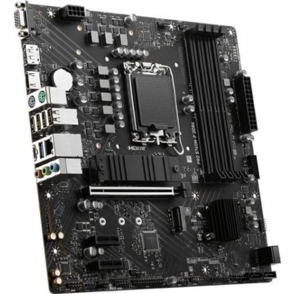 MSI Pro B760M-P Motherboard Micro ATX με Intel 1700 Socket 7E02-009R