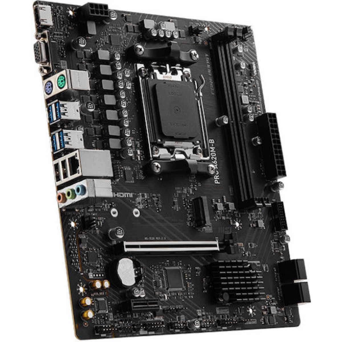 MSI PRO A620M-B Motherboard Micro ATX με AMD AM5 Socket 7E28-017R
