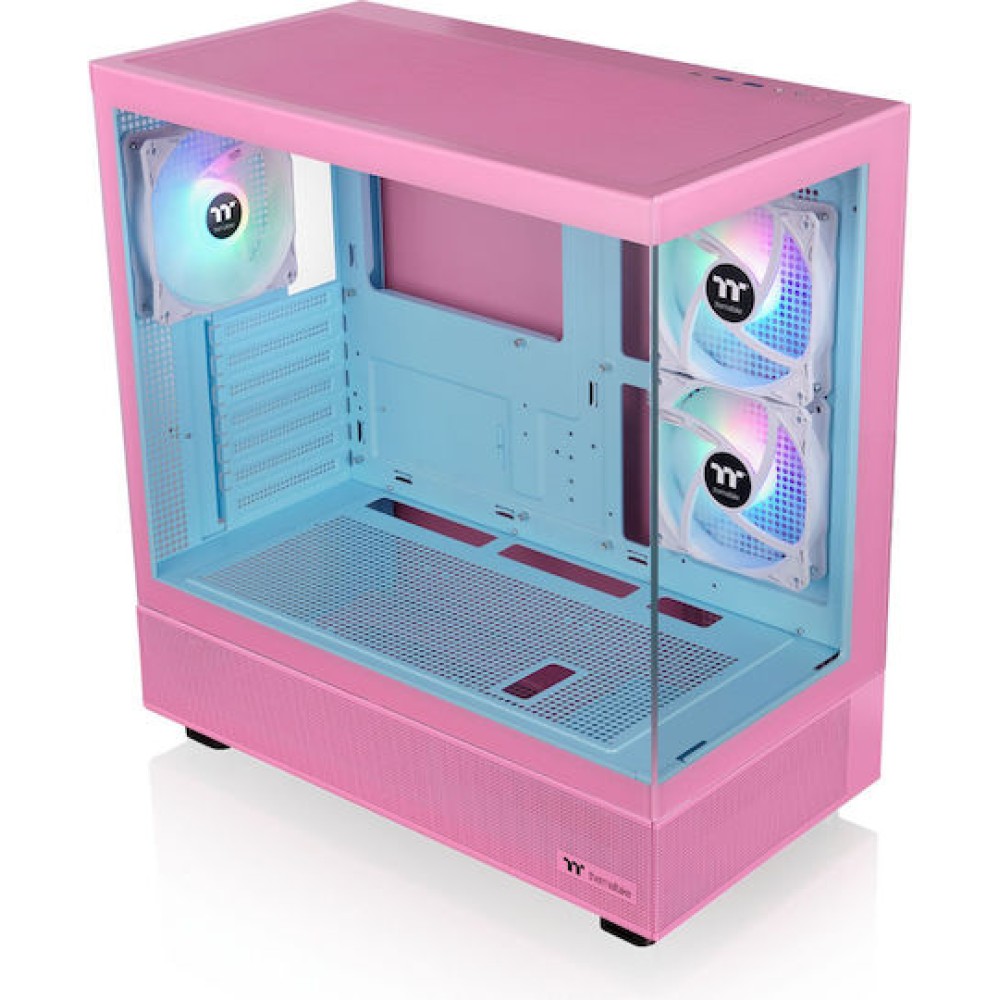 Thermaltake View 270 Plus TG ARGB Midi Tower Κουτί Υπολογιστή με Πλαϊνό Παράθυρο Bubble Pink