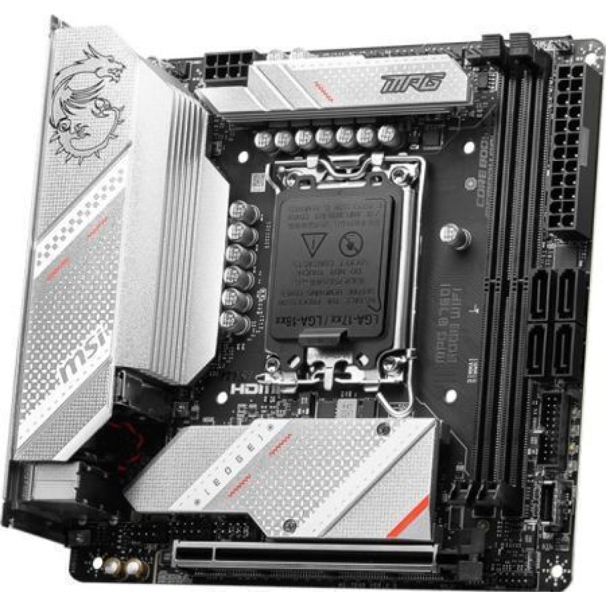 MSI MPG B760I EDGE WIFI Motherboard Mini ITX με Intel 1700 Socket 7D40-005R