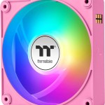 Thermaltake CT140 EX Case Fan με ARGB Φωτισμό και Σύνδεση 3-Pin / 4-Pin PWM 3τμχ Ροζ