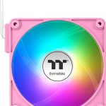 Thermaltake CT140 EX Case Fan με ARGB Φωτισμό και Σύνδεση 3-Pin / 4-Pin PWM 3τμχ Ροζ