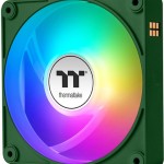Thermaltake CT120 EX Case Fan με ARGB Φωτισμό και Σύνδεση 4-Pin PWM 3τμχ Racing Green