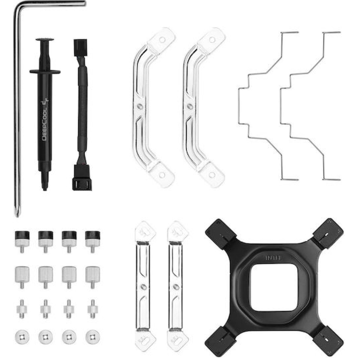 Deepcool AK500 Digital Pro Ψύκτρα Επεξεργαστή για Socket AM4/AM5/1200/115x/1700 Λευκή
