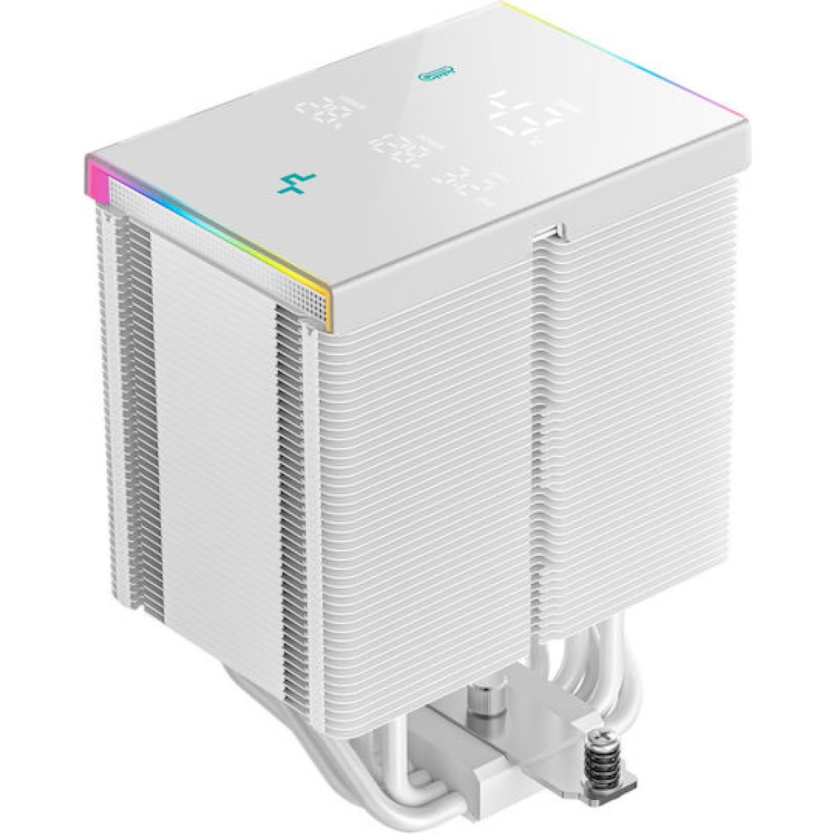 Deepcool AK500 Digital Pro Ψύκτρα Επεξεργαστή για Socket AM4/AM5/1200/115x/1700 Λευκή