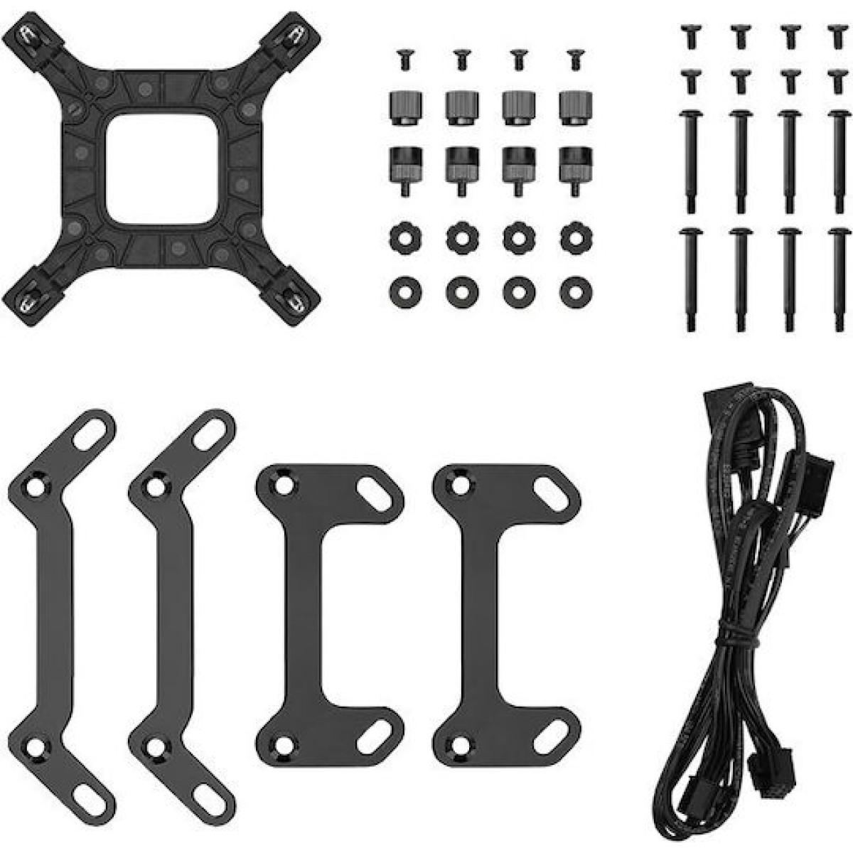 Deepcool LQ240 Υδρόψυξη Επεξεργαστή Διπλού Ανεμιστήρα 120mm για Socket AM4/AM5/1700/1200/115x με ARGB Φωτισμό
