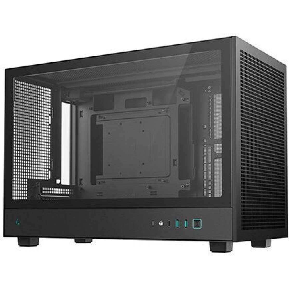 Deepcool CH260 Gaming Micro Tower Κουτί Υπολογιστή με Πλαϊνό Παράθυρο Μαύρο