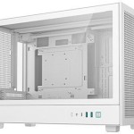 Deepcool CH260 Gaming Micro Tower Κουτί Υπολογιστή με Πλαϊνό Παράθυρο Λευκό