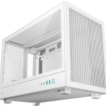 Deepcool CH260 Gaming Micro Tower Κουτί Υπολογιστή με Πλαϊνό Παράθυρο Λευκό