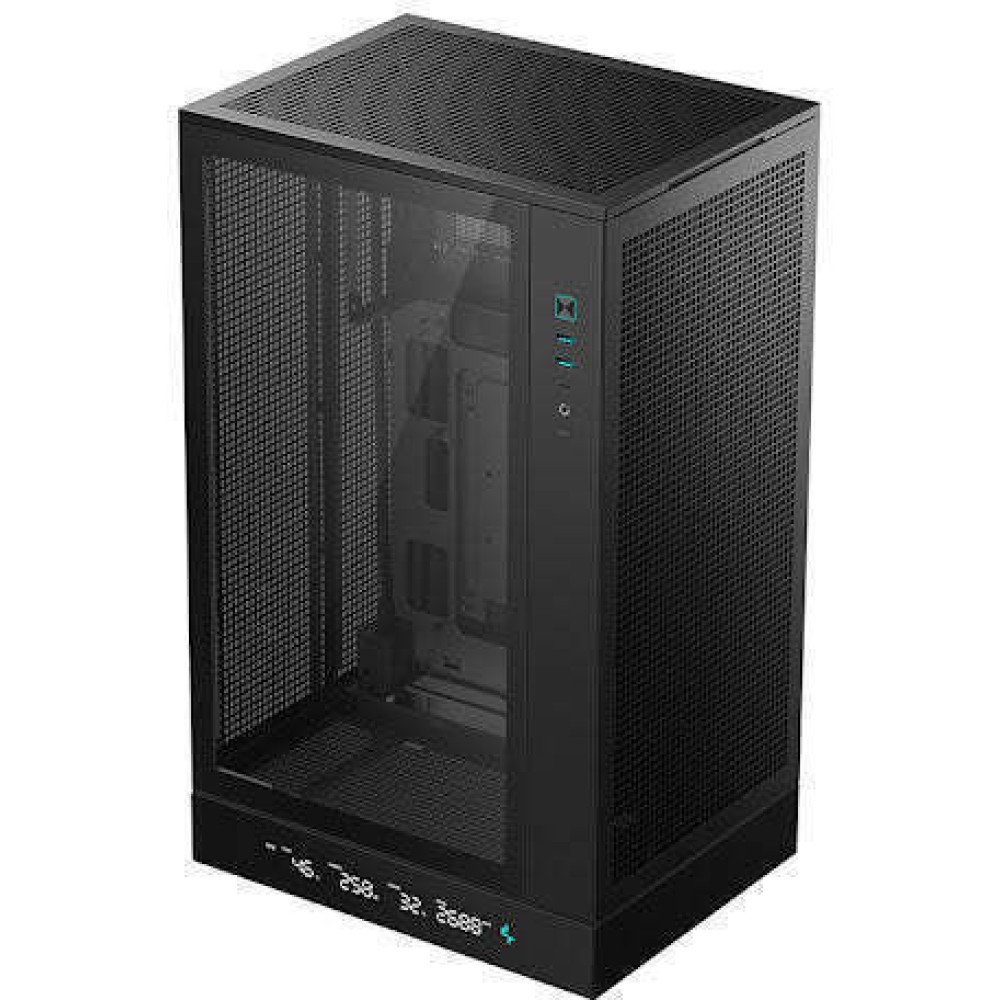 Deepcool CH270 Digital Mini Tower Κουτί Υπολογιστή με Πλαϊνό Παράθυρο Μαύρο