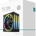 Deepcool FL12-3 IN 1 Case Fan 120mm με RGB Φωτισμό και Σύνδεση 4-Pin PWM 3τμχ