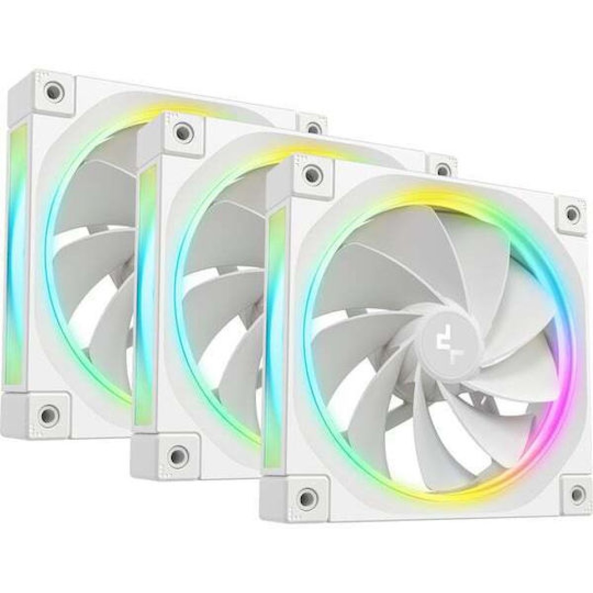 Deepcool FL12R WH Case Fan 120mm 3τμχ Λευκό