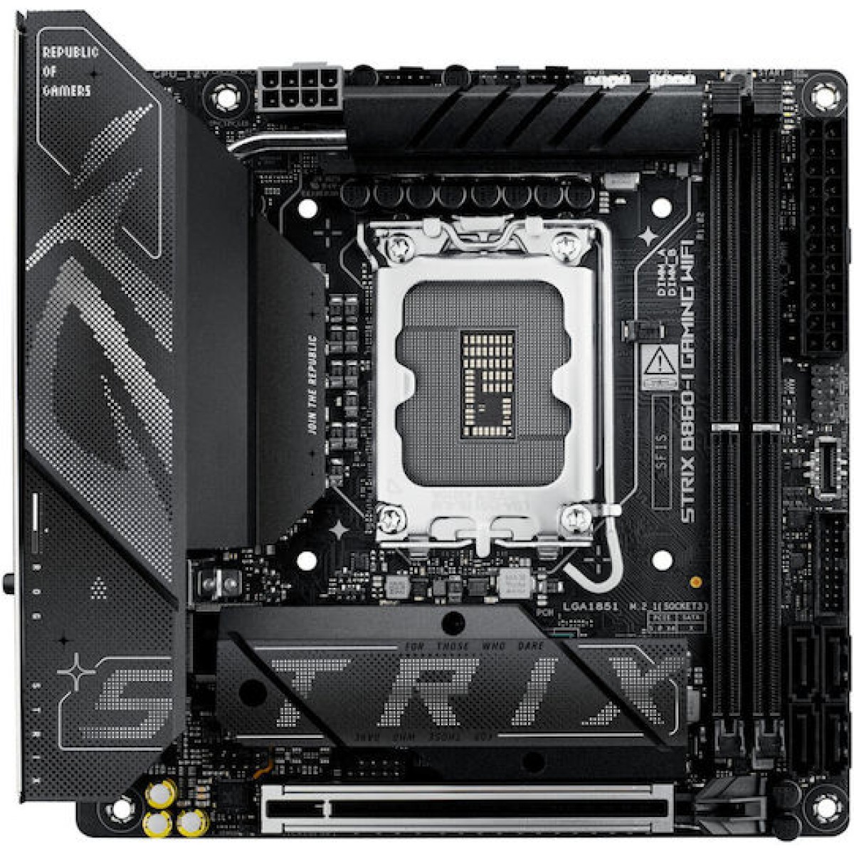 Asus Rog Strix B860-I Gaming WIFI Motherboard Mini ITX με Intel 1851 Socket 90MB1JB0-M0EAY0