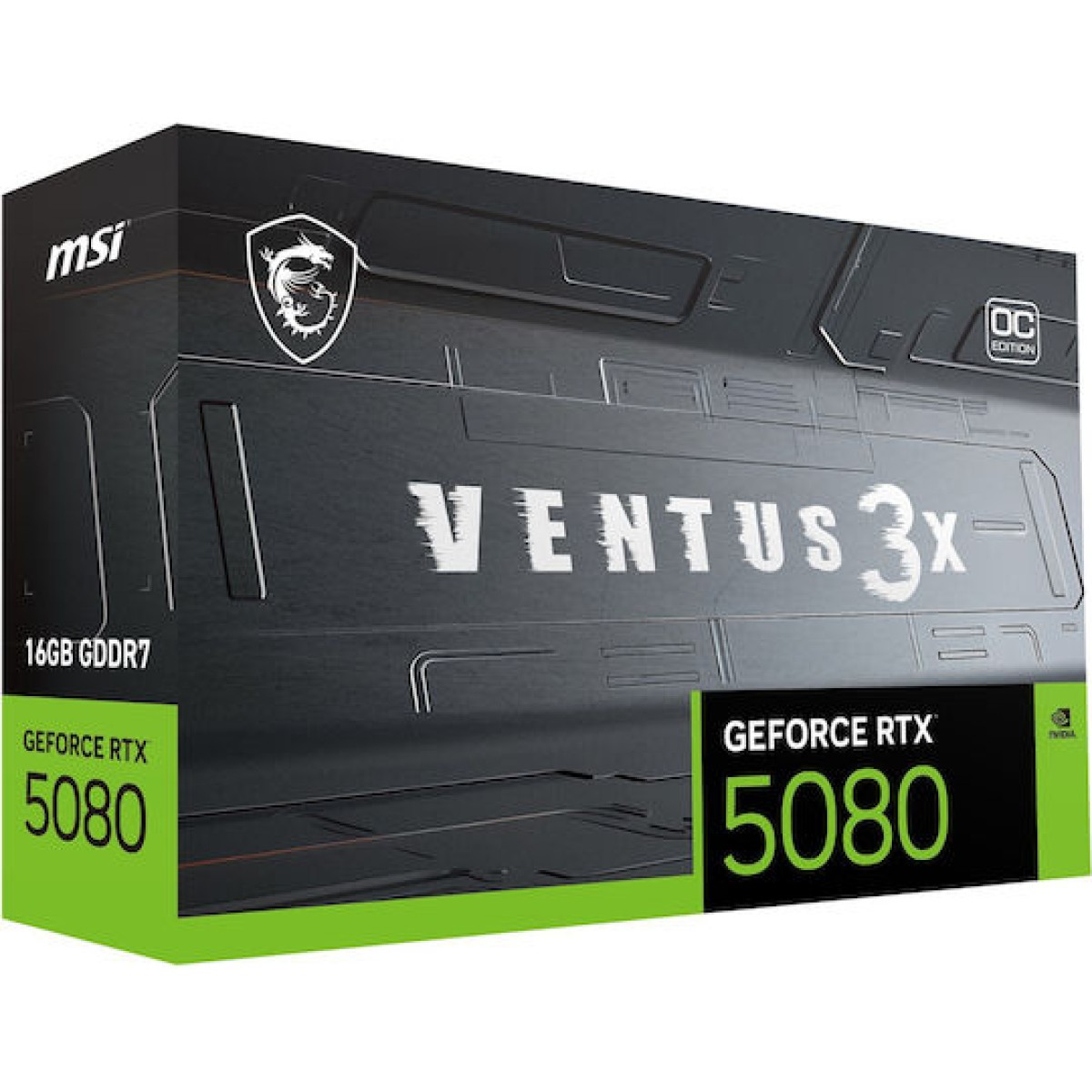 MSI GeForce RTX 5080 16GB GDDR7 Ventus 3X OC Plus Κάρτα Γραφικών