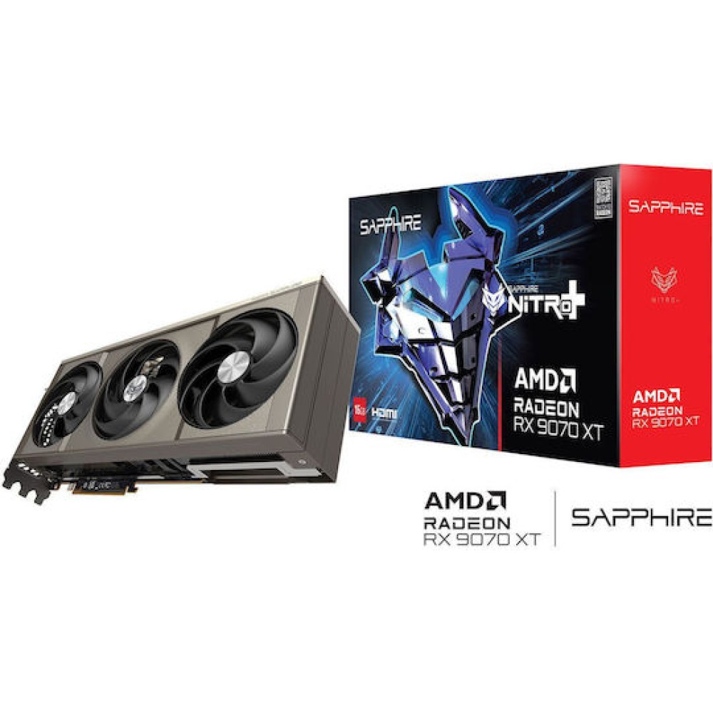 Sapphire Radeon RX 9070 XT 16GB GDDR6 NITRO+ Κάρτα Γραφικών