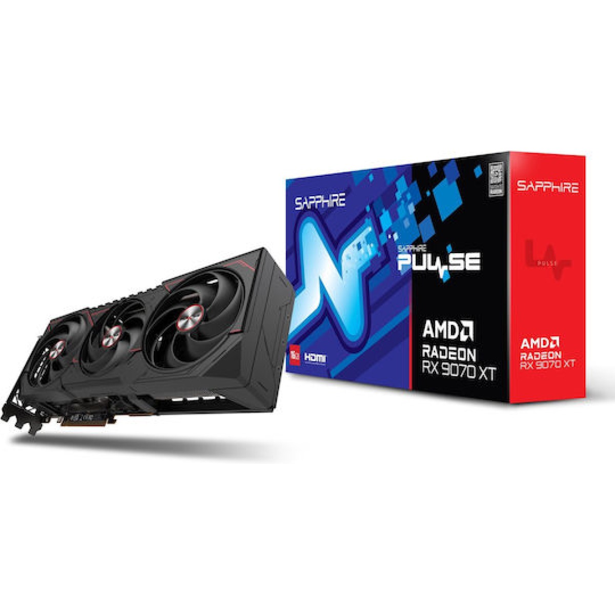 Sapphire Radeon RX 9070 XT 16GB GDDR6 Pulse Κάρτα Γραφικών