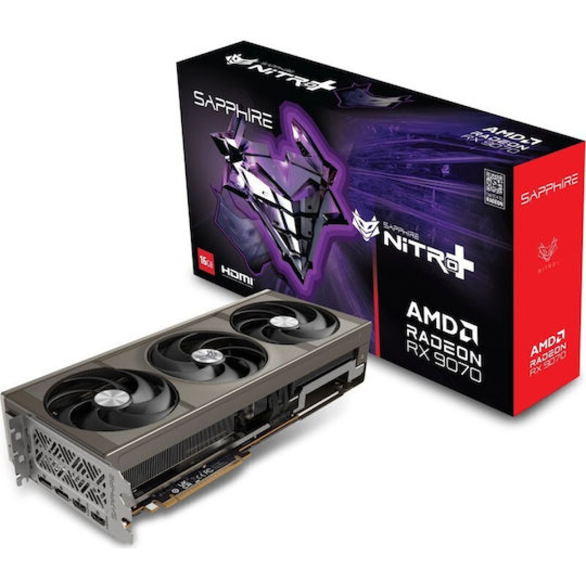 Sapphire Radeon RX 9070 16GB GDDR6 NITRO+ Κάρτα Γραφικών