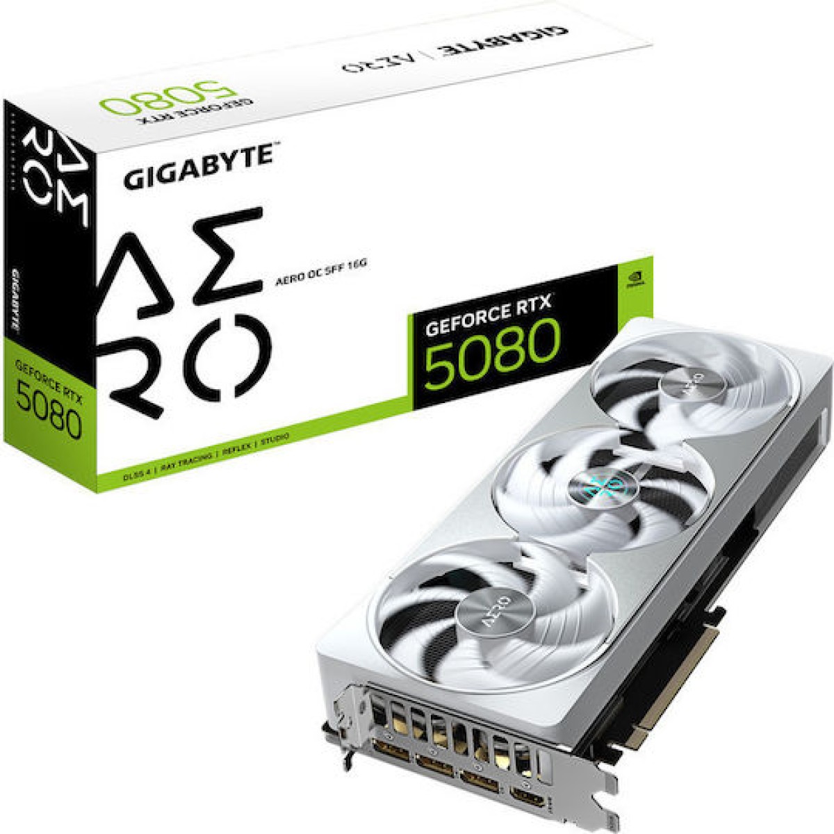 Gigabyte GeForce RTX 5080 16GB GDDR7 Aero OC SFF Κάρτα Γραφικών
