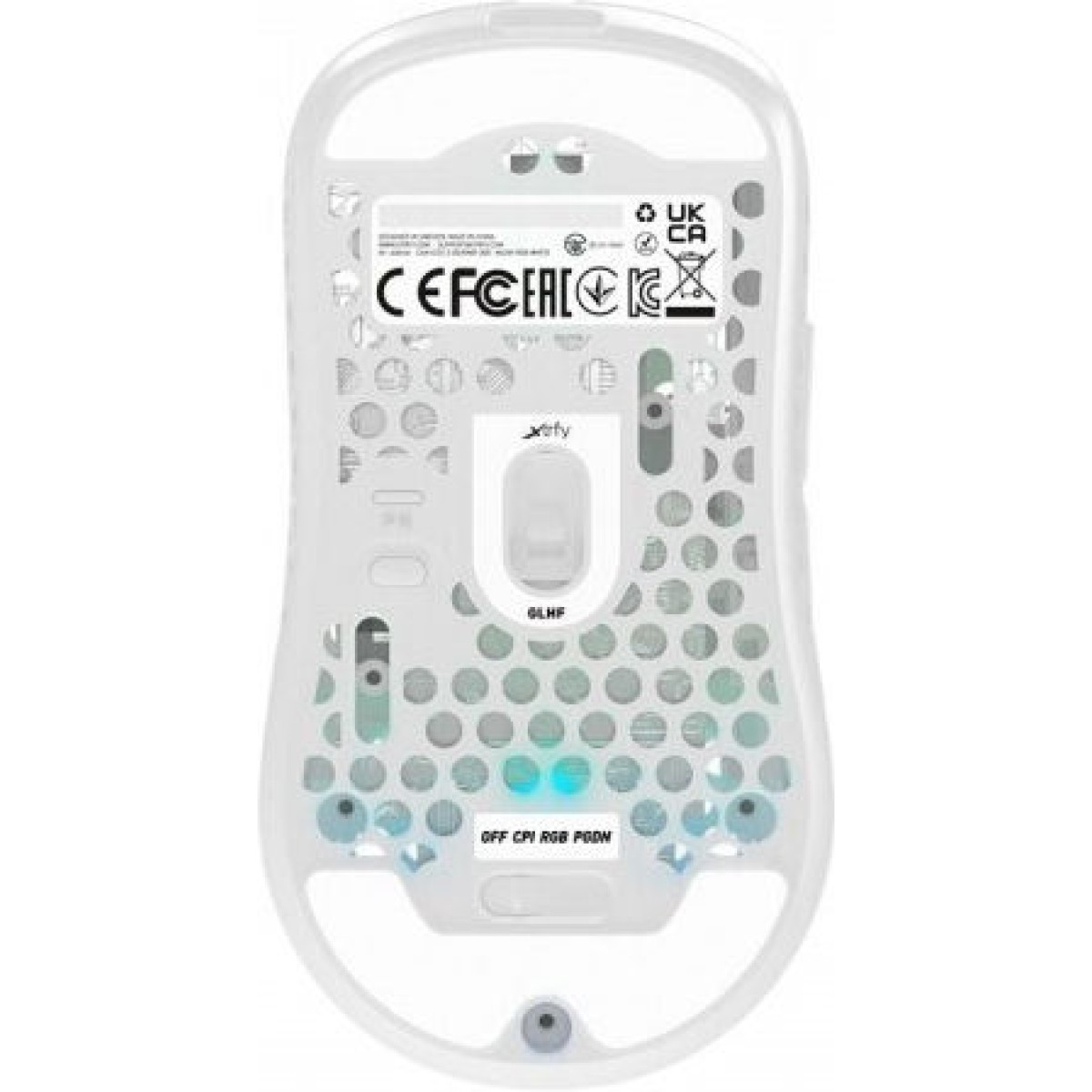 Xtrfy M42 RGB Ασύρματο Gaming Ποντίκι Λευκό