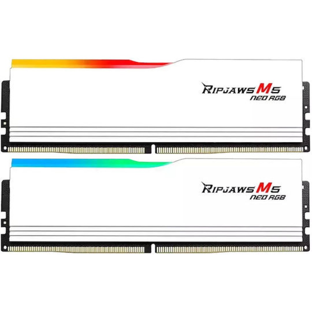 G.Skill Ripjaws M5 Neo RGB DDR5 48GB RAM με 2x24GB Modules και Ταχύτητα 6000 για Desktop