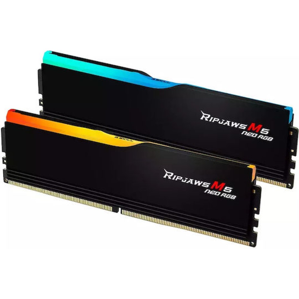 G.Skill Ripjaws M5 Neo RGB DDR5 64GB RAM με 2x32GB Modules και Ταχύτητα 6000 για Desktop
