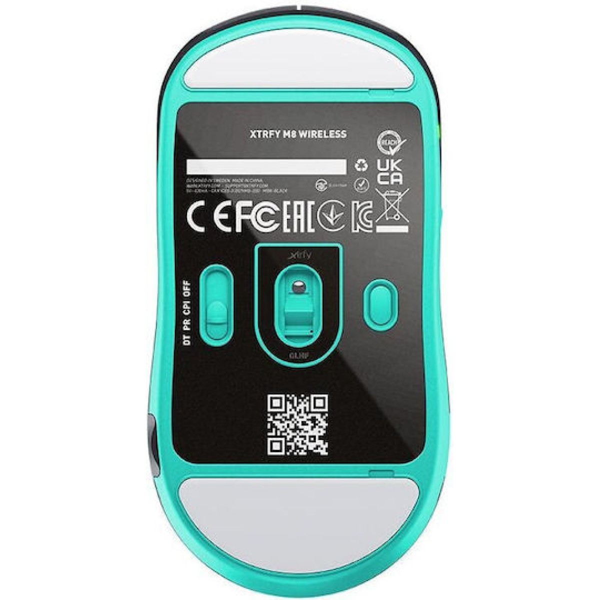 Xtrfy M8 Ασύρματο Gaming Ποντίκι Μαύρο