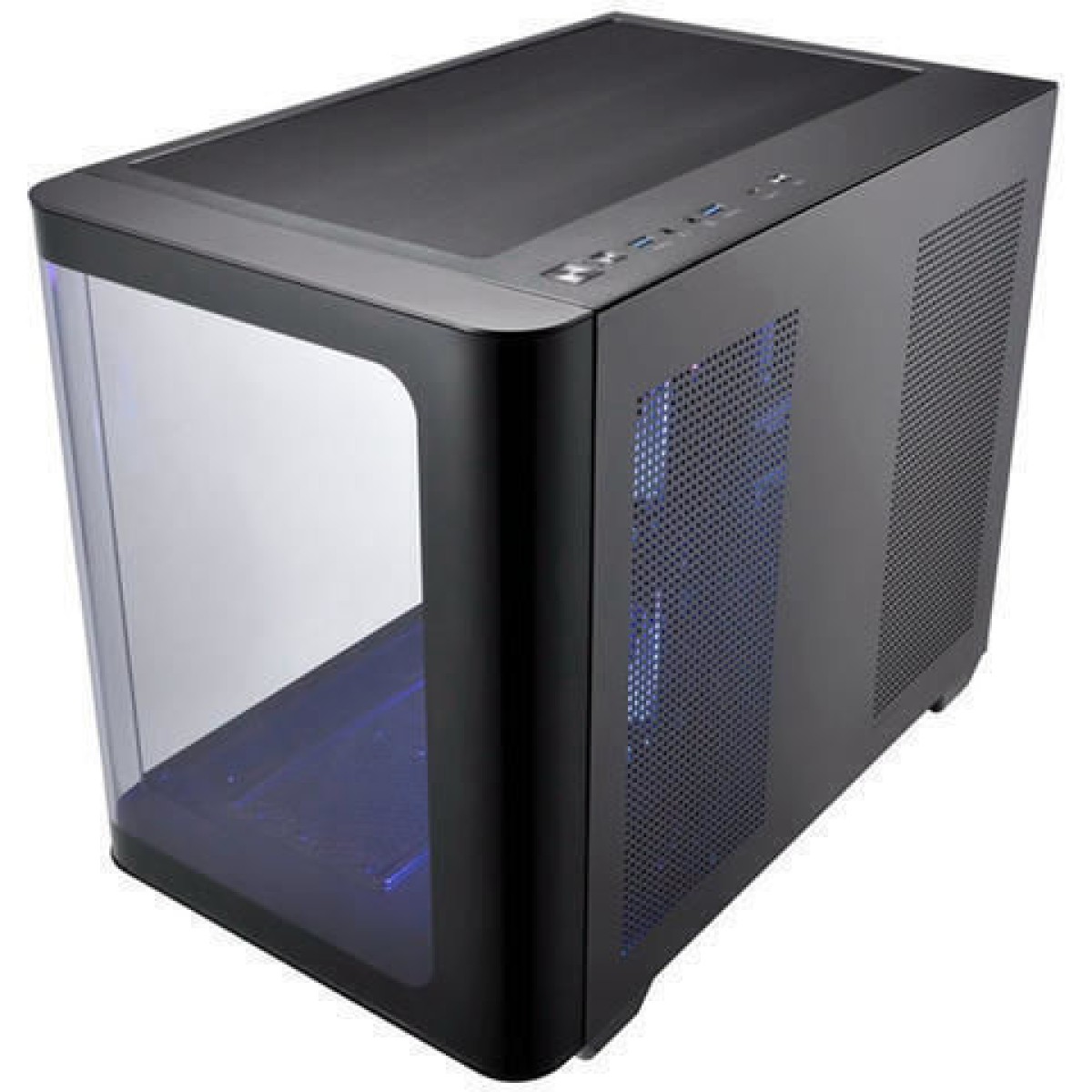 FSP/Fortron S380 Gaming Midi Tower Κουτί Υπολογιστή με Πλαϊνό Παράθυρο και RGB Φωτισμό Μαύρο
