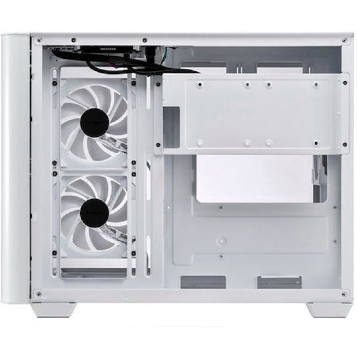 FSP/Fortron S380 Gaming Midi Tower Κουτί Υπολογιστή με Πλαϊνό Παράθυρο και RGB Φωτισμό Λευκό