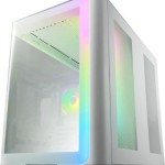 FSP/Fortron M580 Gaming Midi Tower Κουτί Υπολογιστή με Πλαϊνό Παράθυρο και RGB Φωτισμό Λευκό