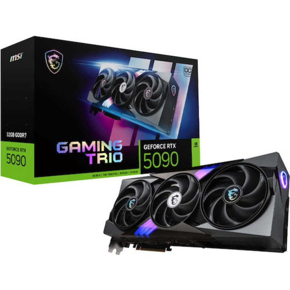 MSI GeForce RTX 5090 32GB GDDR7 Gaming Trio OC Κάρτα Γραφικών