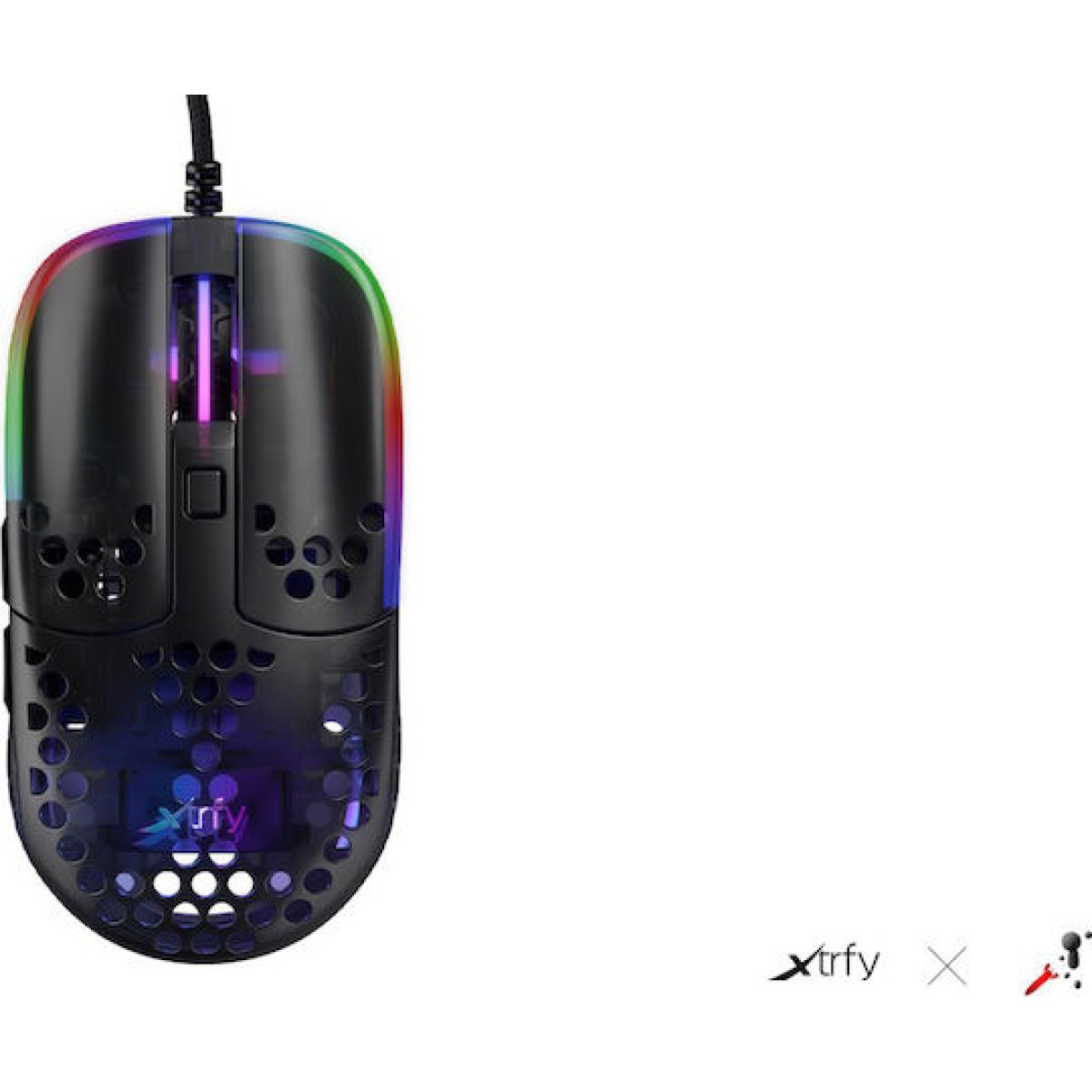 Xtrfy MZ1 – ZY’S Rail RGB Gaming Ποντίκι 16000 DPI Μαύρο