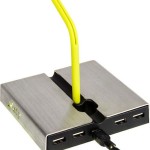 Xtrfy B1 Mouse Bungee with 4-port USB Hub Κίτρινο για PC