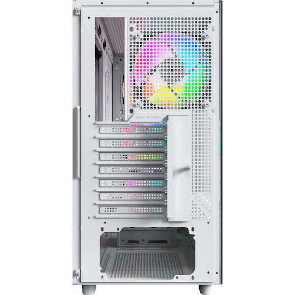 Montech XR Wood Gaming Midi Tower Κουτί Υπολογιστή με Πλαϊνό Παράθυρο και ARGB Φωτισμό Λευκό