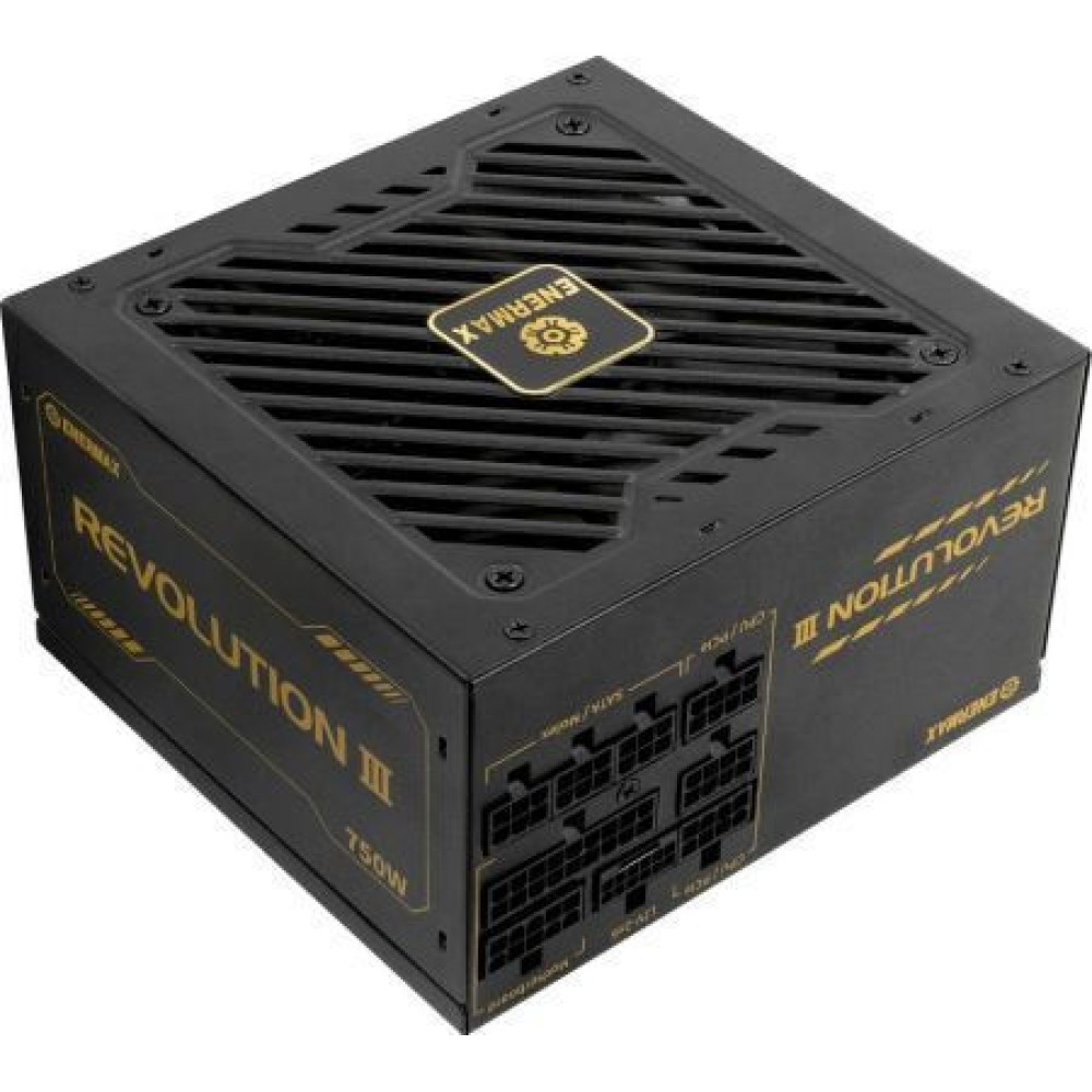 Enermax Revolution III 750W Μαύρο Τροφοδοτικό Υπολογιστή Full Modular 80 Plus Gold