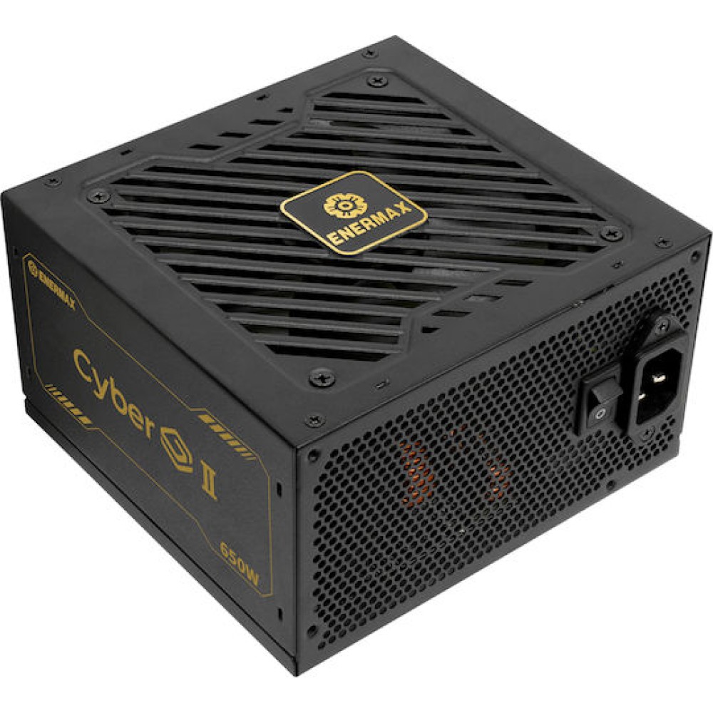 Enermax CyberG II 650W Μαύρο Τροφοδοτικό Υπολογιστή Full Wired 80 Plus Gold