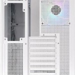 Thermaltake View 380 XL TG ARGB Gaming Midi Tower Κουτί Υπολογιστή με Πλαϊνό Παράθυρο Snow White