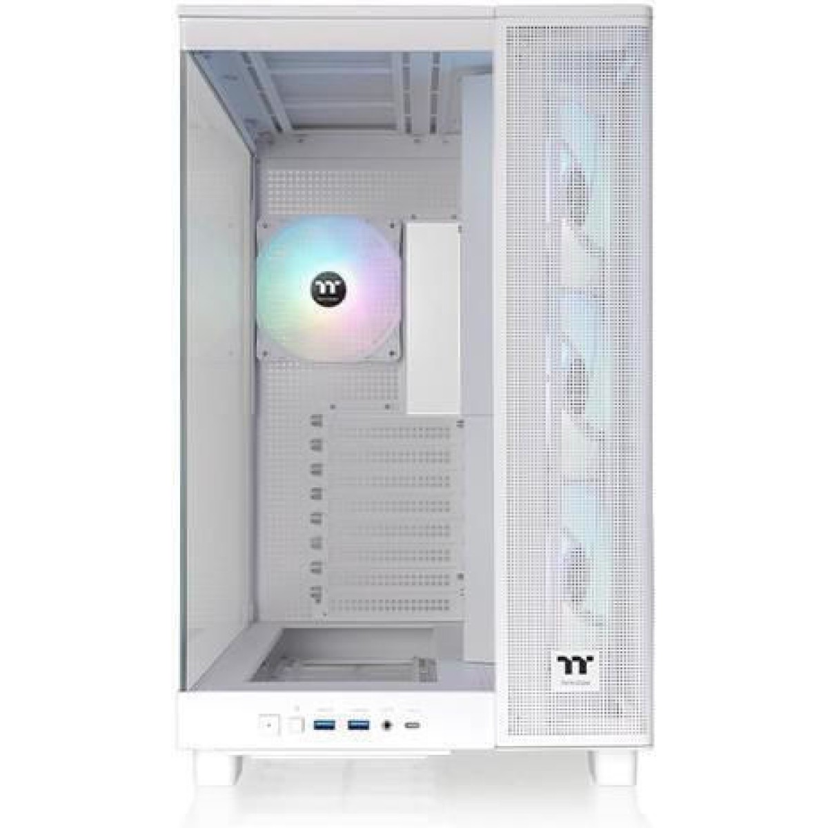 Thermaltake View 380 XL TG ARGB Gaming Midi Tower Κουτί Υπολογιστή με Πλαϊνό Παράθυρο Snow White