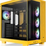 Thermaltake View 380 XL TG ARGB Gaming Midi Tower Κουτί Υπολογιστή με Πλαϊνό Παράθυρο Bumblebee