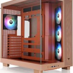 Thermaltake View 380 XL TG ARGB Gaming Midi Tower Κουτί Υπολογιστή με Πλαϊνό Παράθυρο Sand