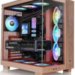 Thermaltake View 380 XL TG ARGB Gaming Midi Tower Κουτί Υπολογιστή με Πλαϊνό Παράθυρο Sand