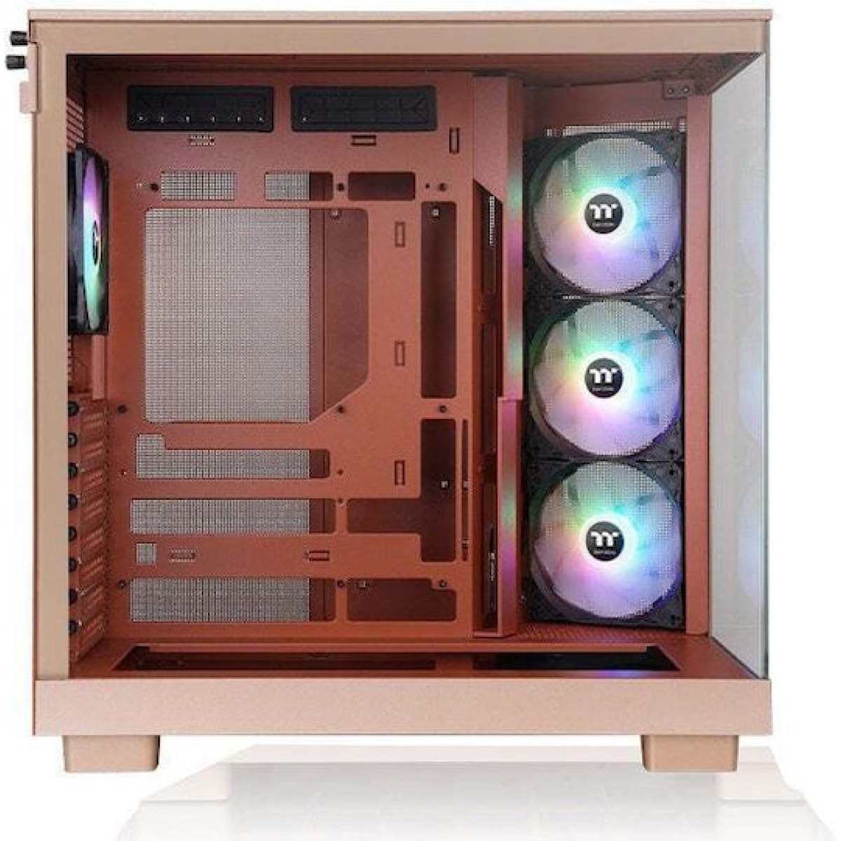 Thermaltake View 380 XL TG ARGB Gaming Midi Tower Κουτί Υπολογιστή με Πλαϊνό Παράθυρο Sand
