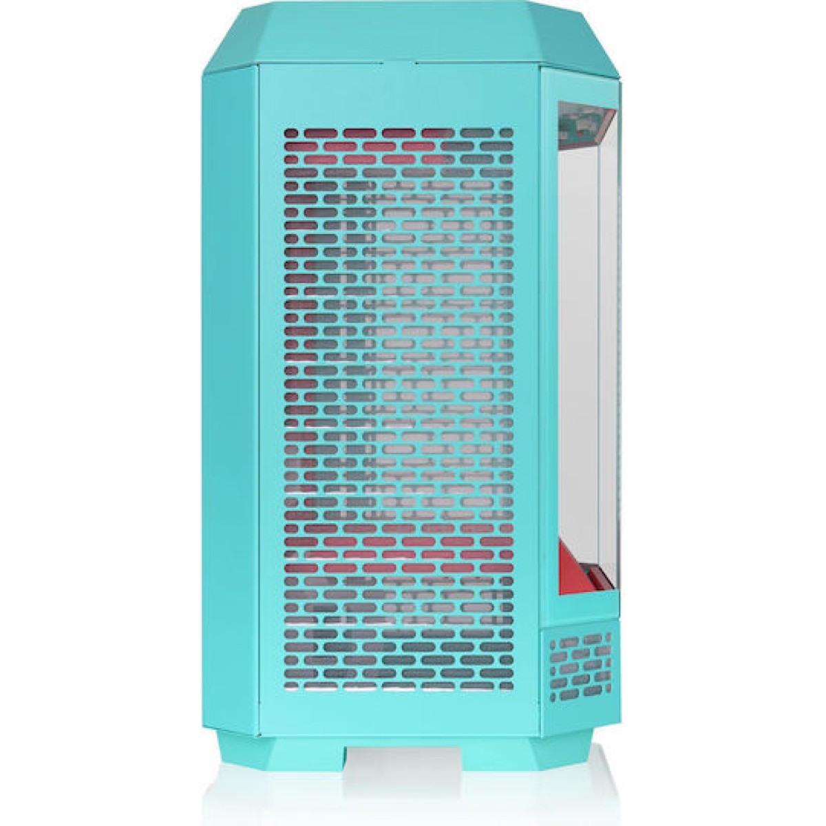 Thermaltake The Tower 250 Gaming Mini Tower Κουτί Υπολογιστή με Πλαϊνό Παράθυρο και RGB Φωτισμό Mint Strawberry