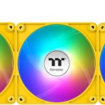 Thermaltake CT140 EX Reverse Case Fan με ARGB Φωτισμό και Σύνδεση 4-Pin PWM 3τμχ Bumblebee