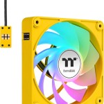 Thermaltake CT140 EX Reverse Case Fan με ARGB Φωτισμό και Σύνδεση 4-Pin PWM 3τμχ Bumblebee