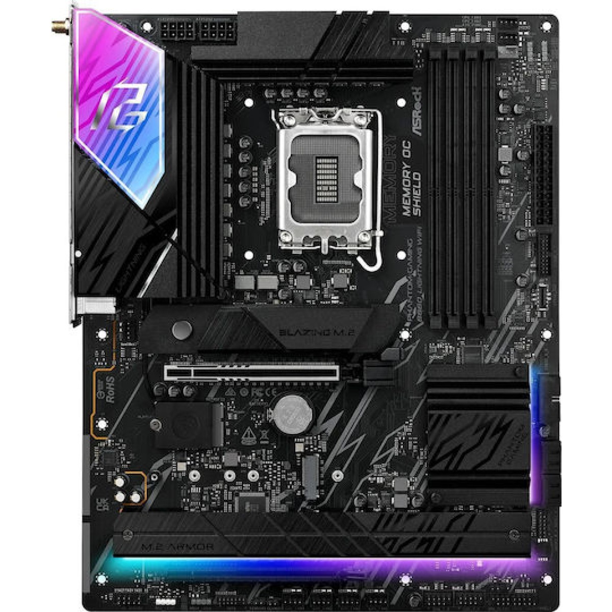 ASRock B860 Lightning WiFi Motherboard ATX με Intel 1851 Socket 90-MXBR20-A0UAYZ