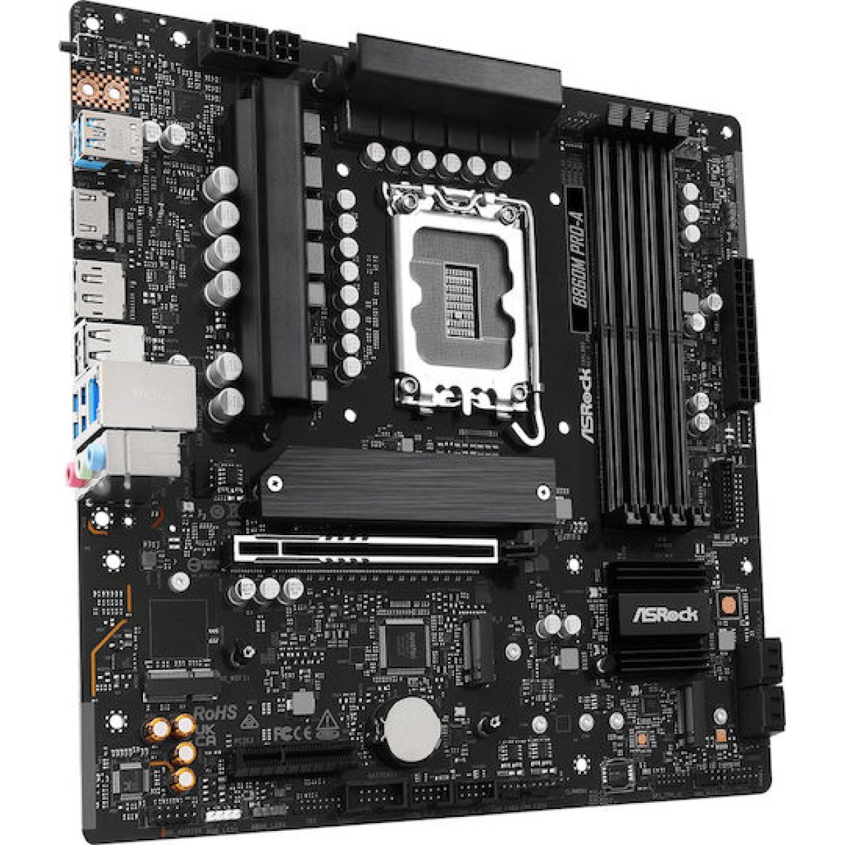 ASRock B860M Pro-A Motherboard Micro ATX με Intel 1851 Socket 90-MXBRR0-A0UAYZ