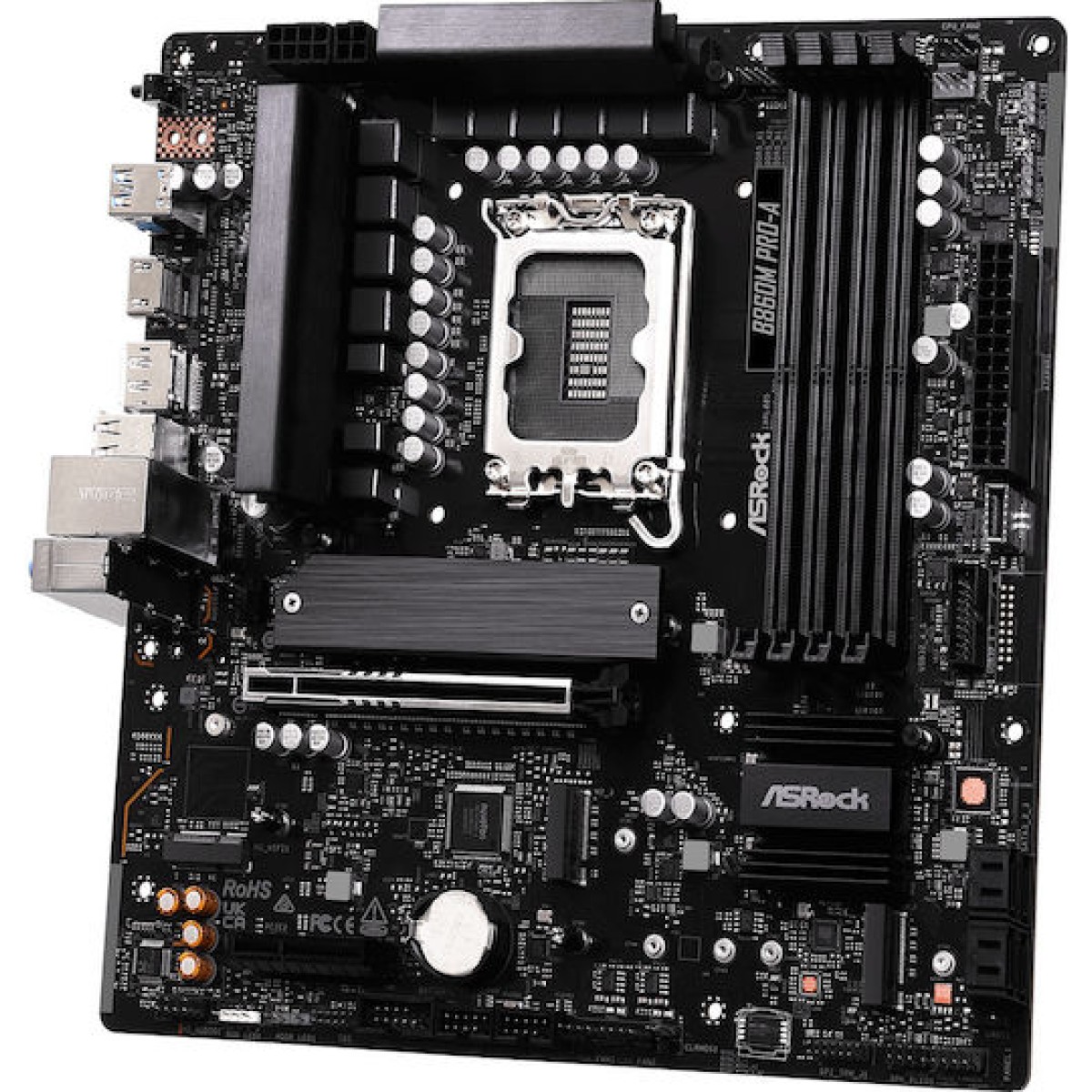 ASRock B860M Pro-A Motherboard Micro ATX με Intel 1851 Socket 90-MXBRR0-A0UAYZ