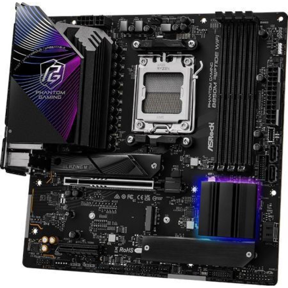 ASRock B850M Riptide WiFi Motherboard Micro ATX με AMD AM5 Socket