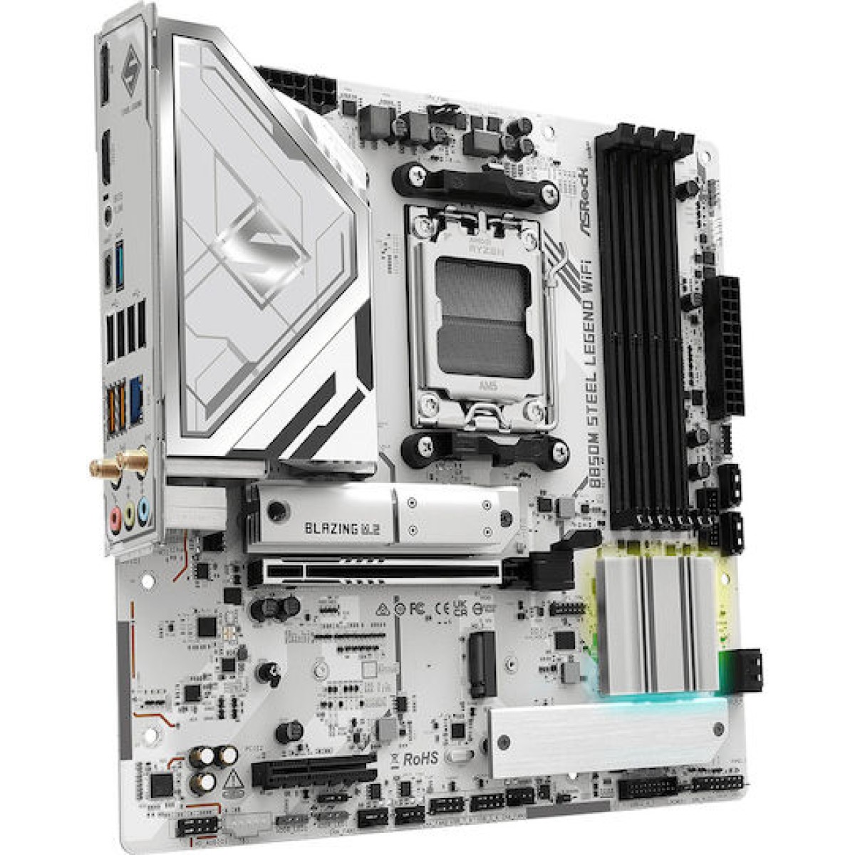 ASRock B850M Steel Legend WiFi Motherboard Micro ATX με AMD AM5 Socket 90-MXBS20-A0UAYZ