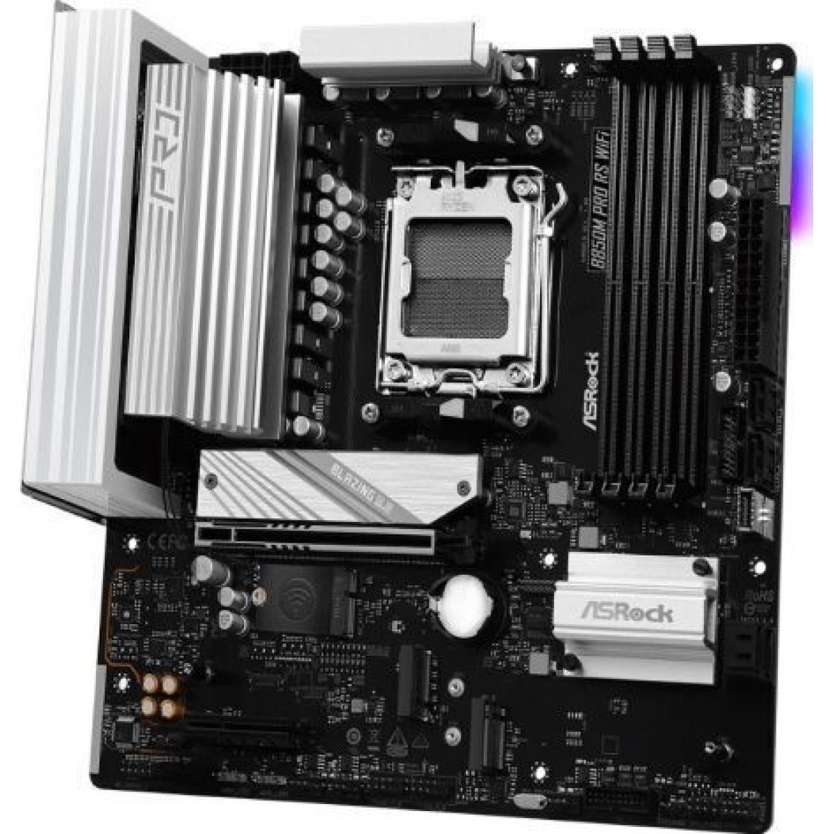ASRock B850M Pro RS WiFi Motherboard Micro ATX με AMD AM5 Socket 90-MXBR7-A0UAYZ